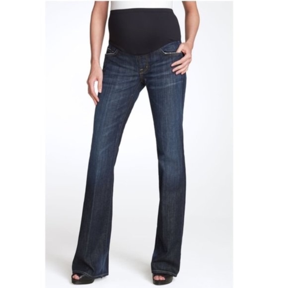 A Pea in the Pod Denim - COH A PEA IN THE POD Maternity Bootcut Jea…